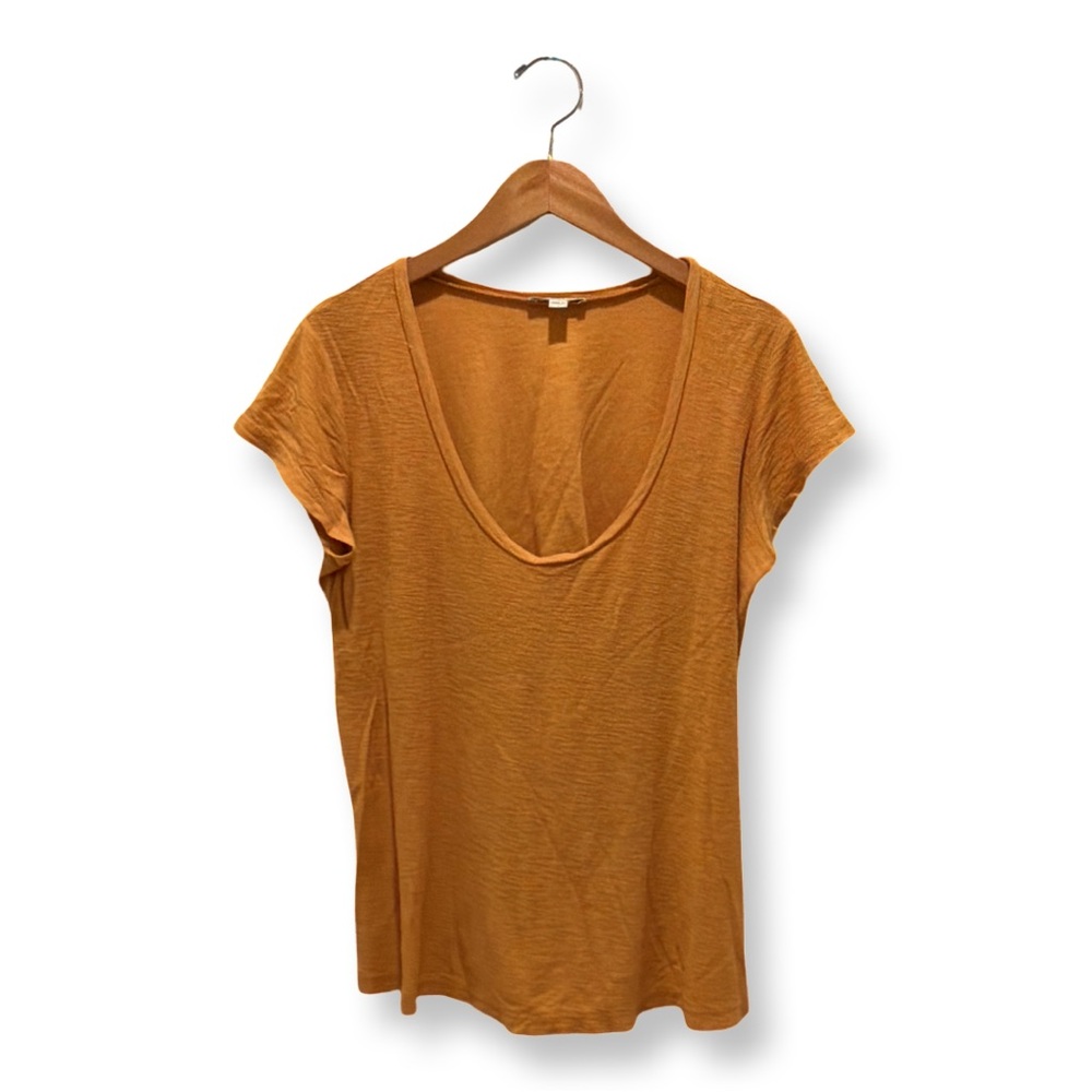 James Perse | Mustard Yellow Short Sleeve Tee